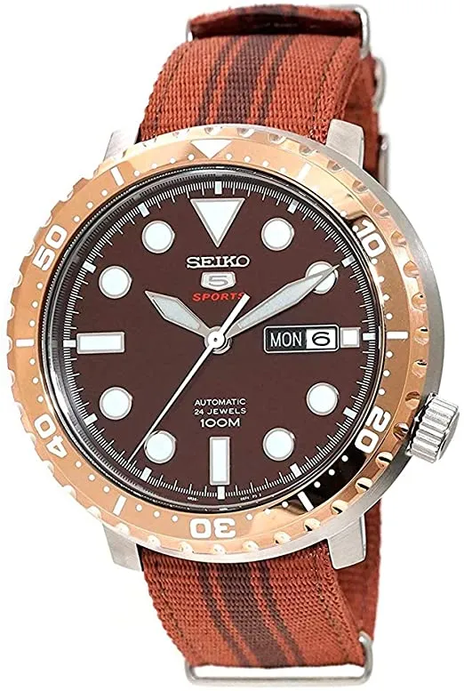 Seiko 5 Sports Nylon Strap Automatic Men's Watch SRPC68K1