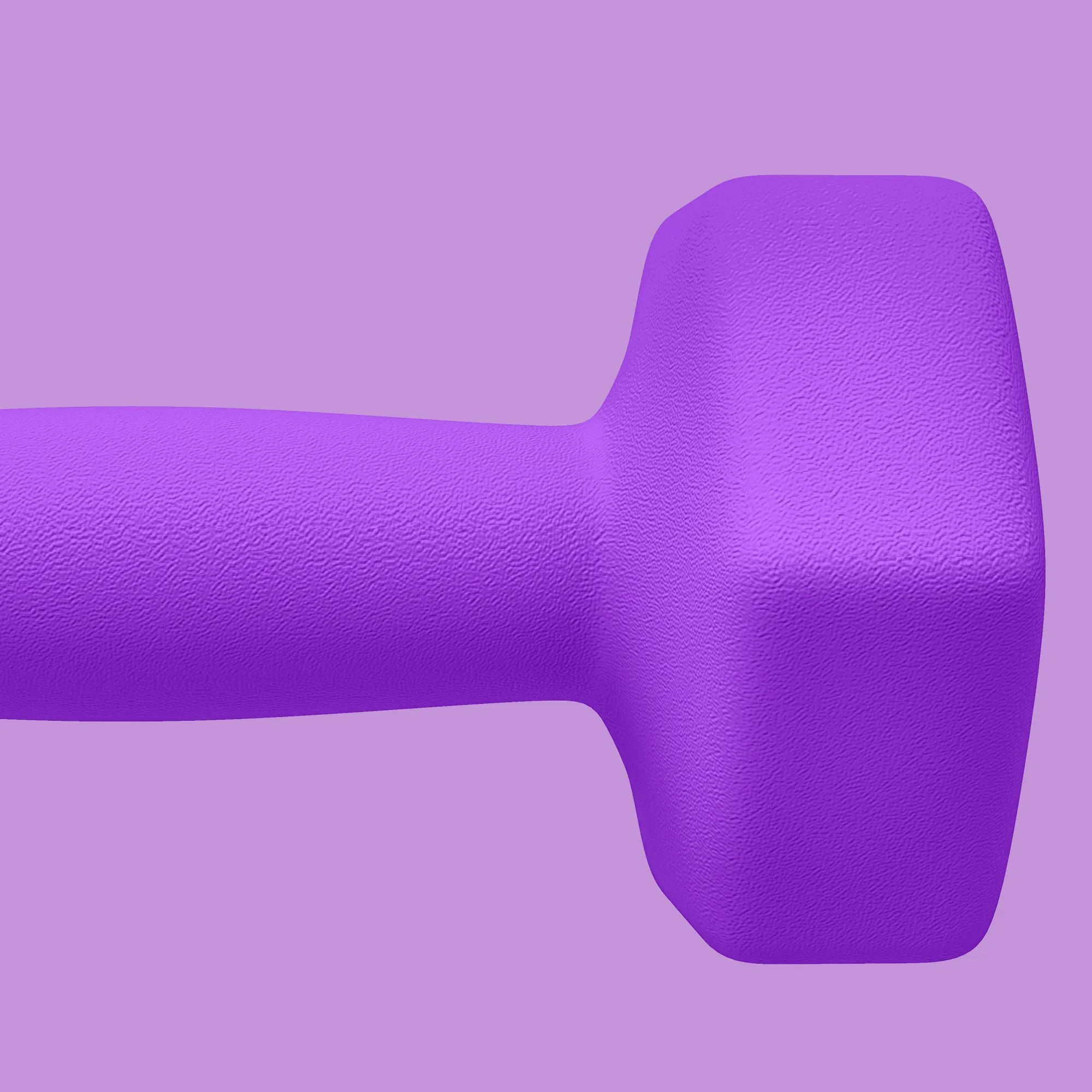 Set of 2 Hexagonal Dumbbells Weights Pair, 2 x 4kg, Purple