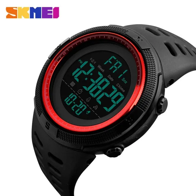 SKMEI Famous Luxury Brand Mens Sport Watches Chrono Countdown Men Waterproof Digital Watch military Clock Fashion Relojes Hombre