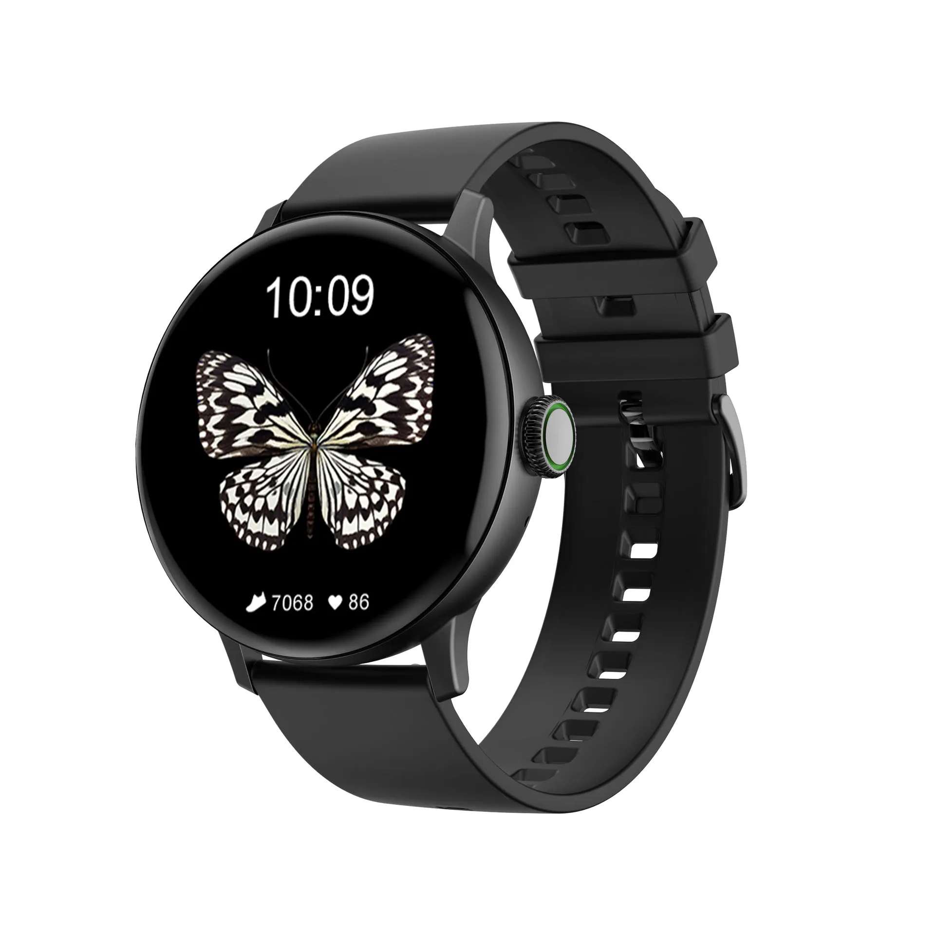 Smart Watch Full round Full Touch Band Wireless Charger Bluetooth Calling Heart Rate Sleep Monitoring Bracelet