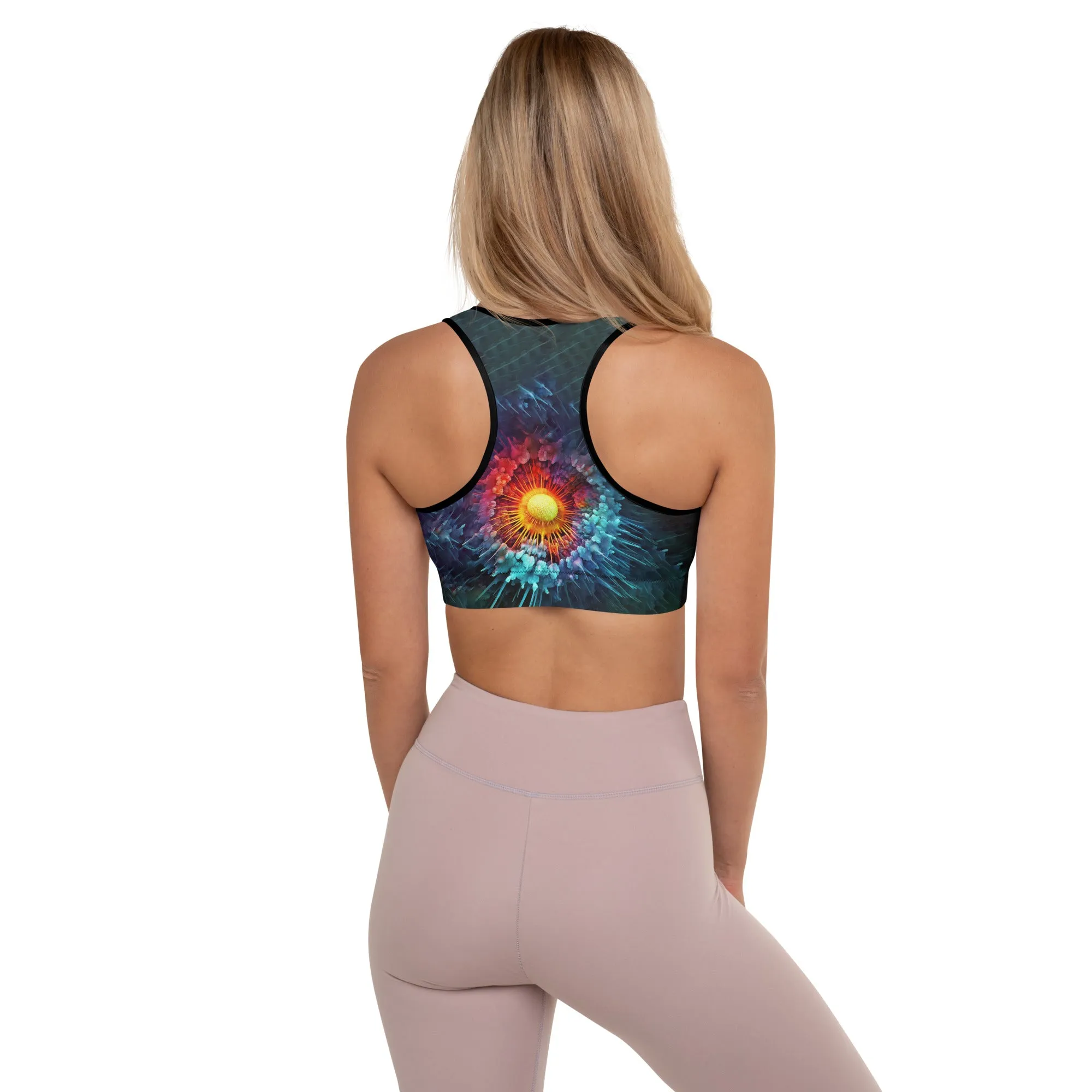 Sports Bra Viral Flower