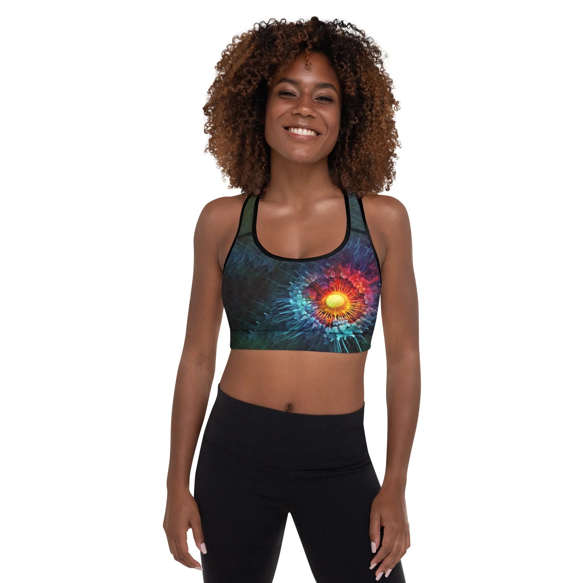 Sports Bra Viral Flower