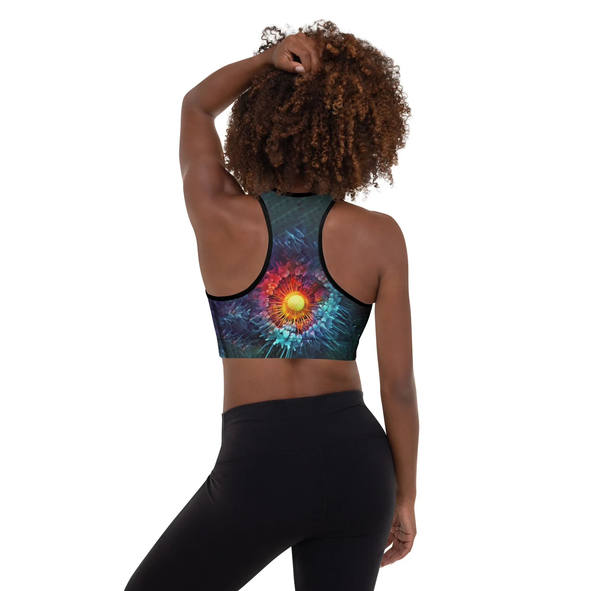 Sports Bra Viral Flower