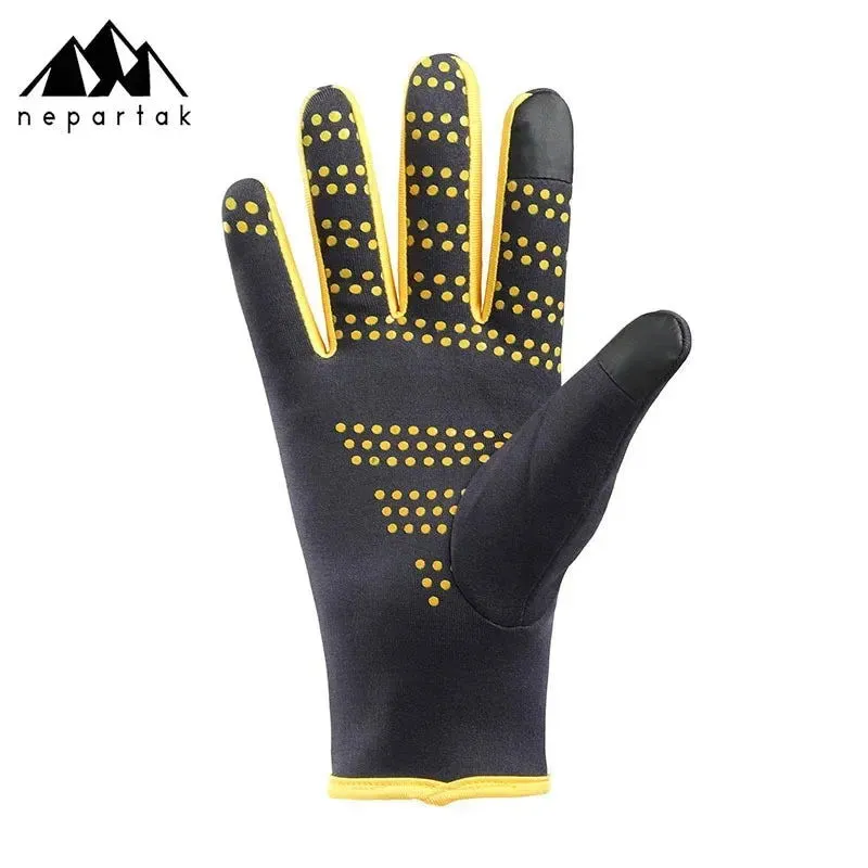 Sports Cycling Gloves, Windproof and Coldproof, Thickened, Waterproof and Velvet, Warm for Outdoor Mountaineering in Winter