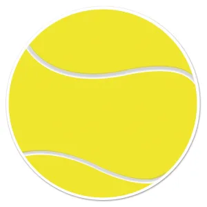 Tennis Ball Cardboard Cutout 25cm