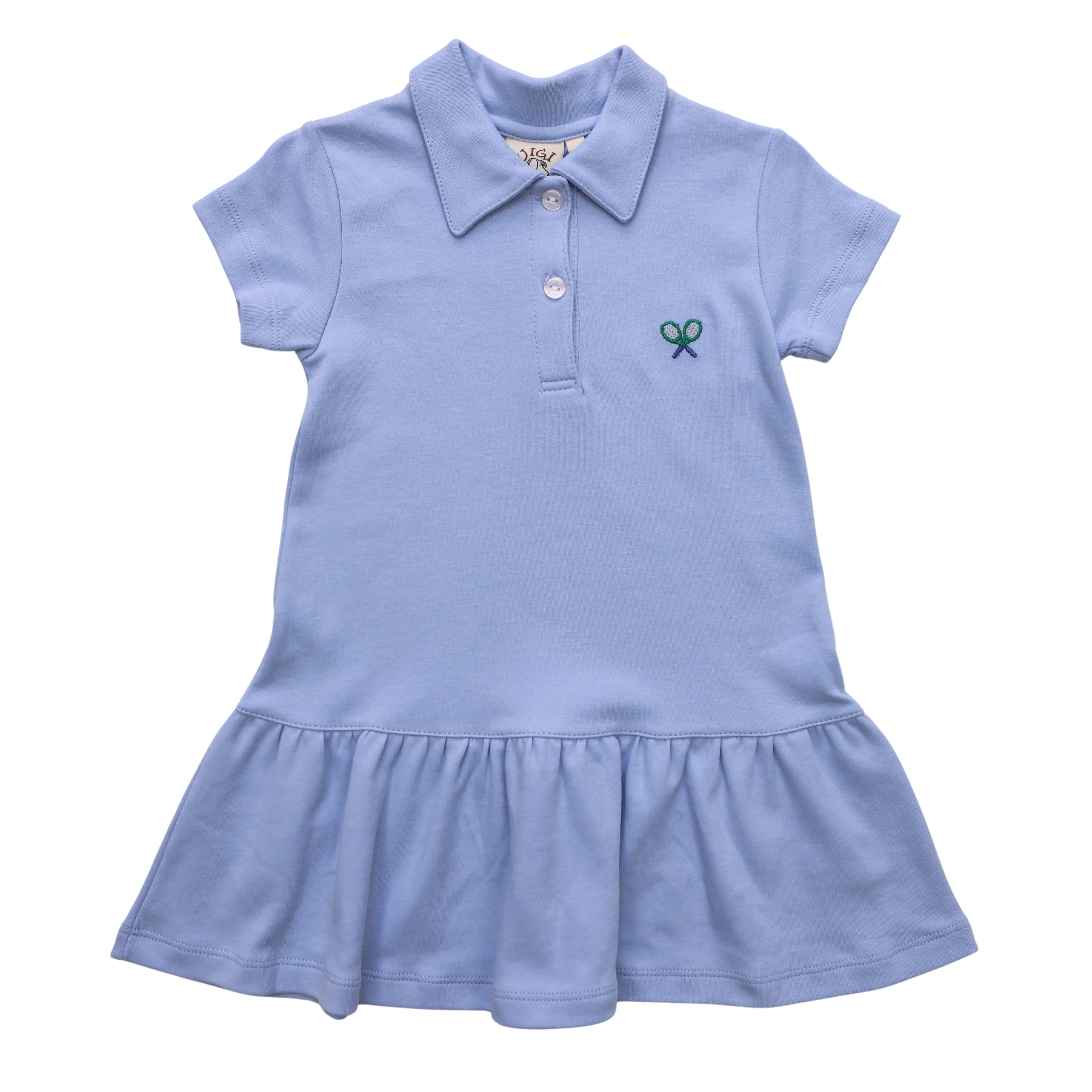 Tennis Embroidery Polo Dress