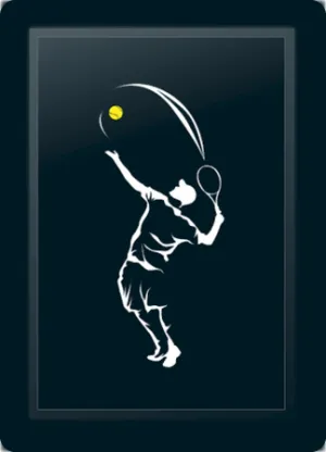 Tennis Man Logo Panel