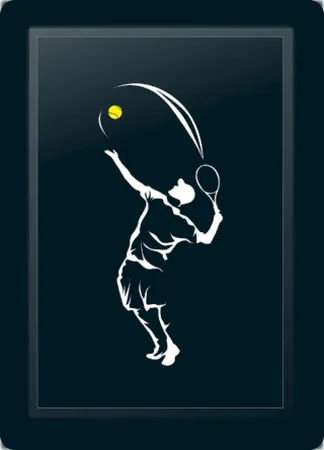 Tennis Man Logo Panel