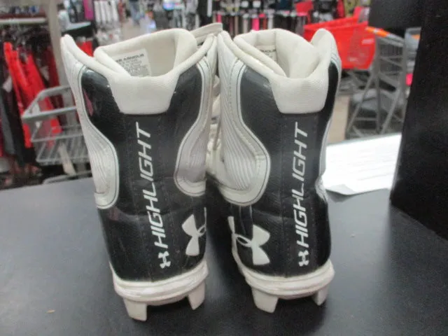 Used Under Armour Highlight Football Cleats Size 7.5