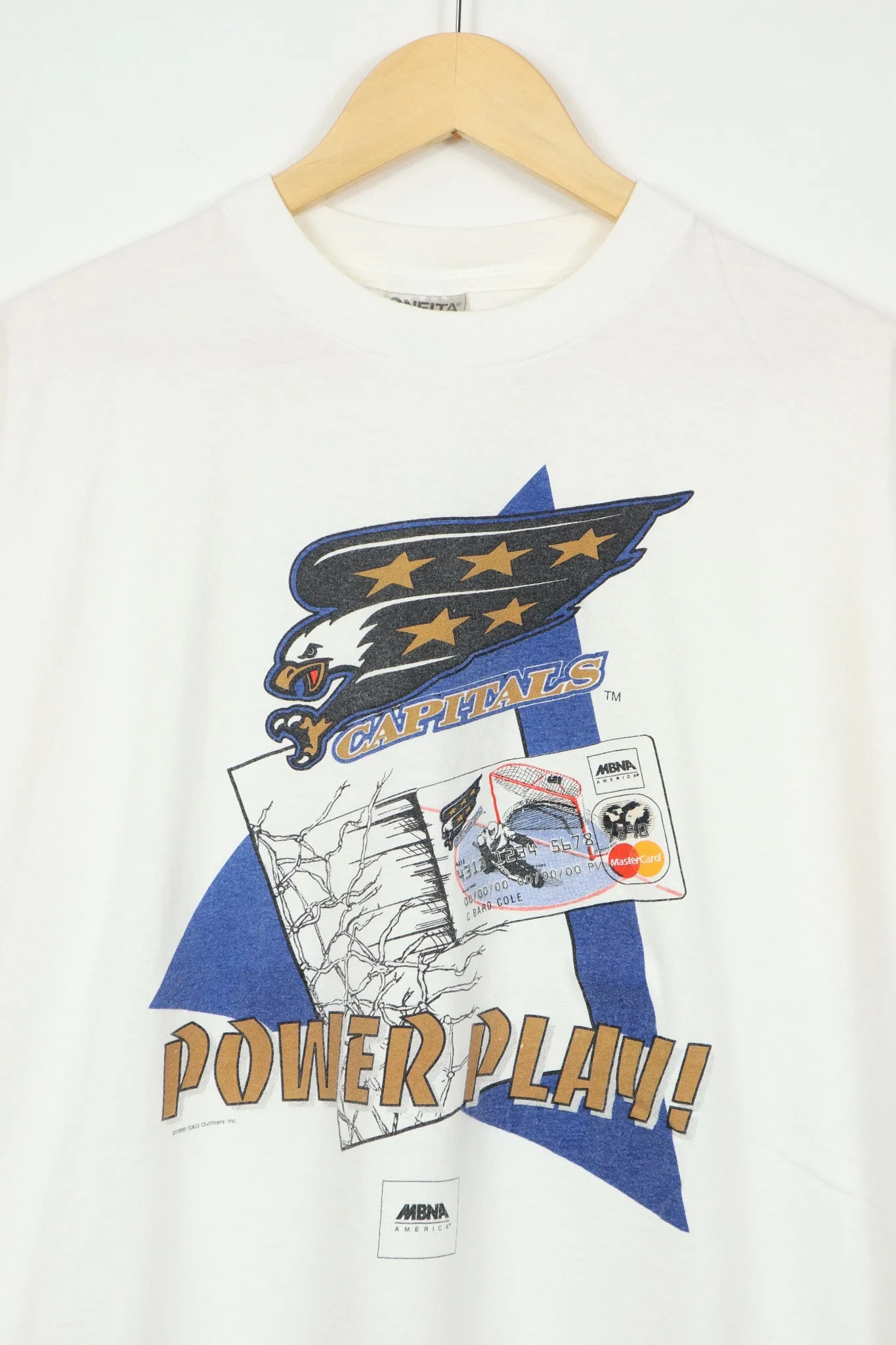 Vintage 1995 Washington Capitals Power Play Tee