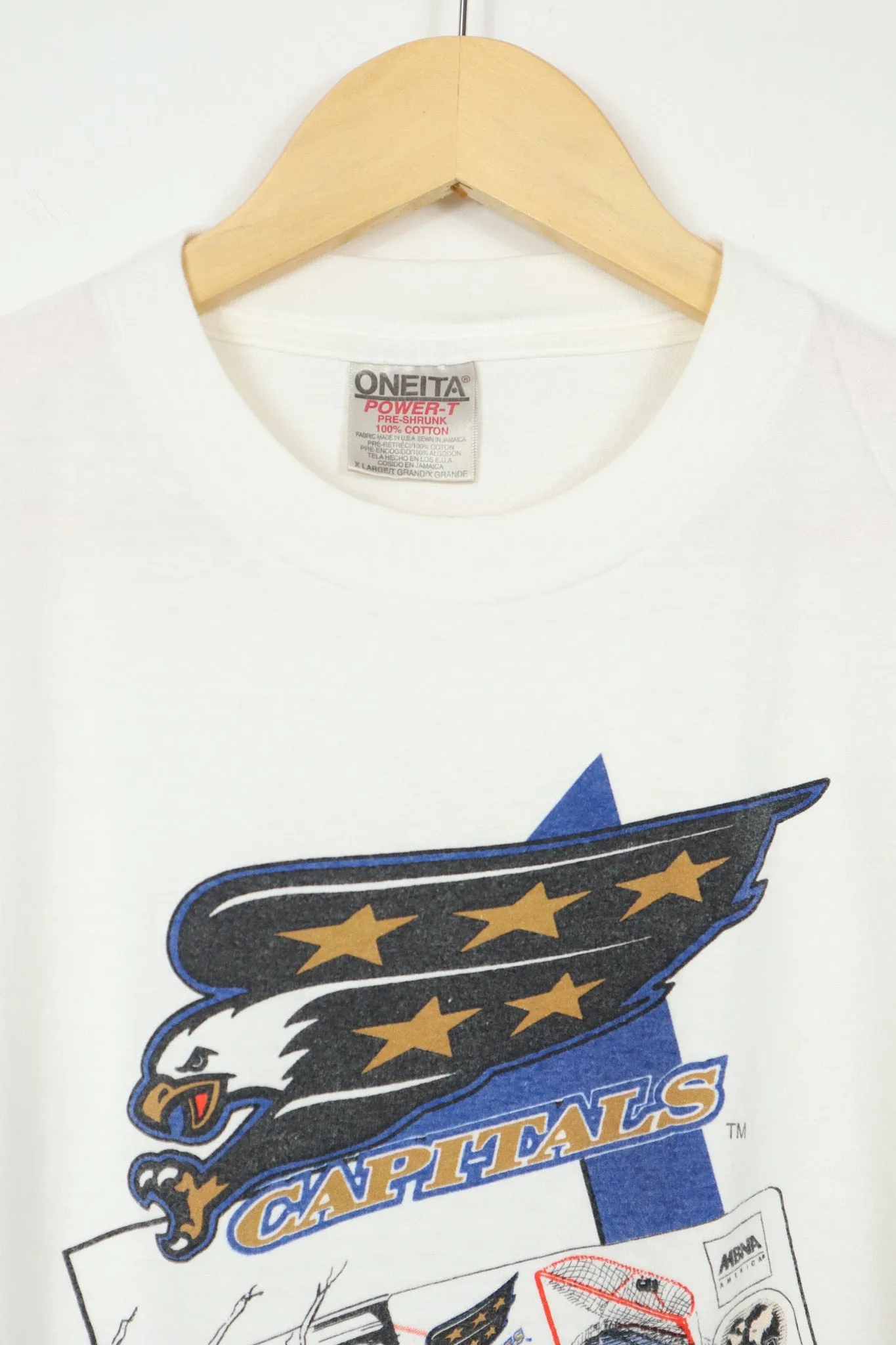 Vintage 1995 Washington Capitals Power Play Tee