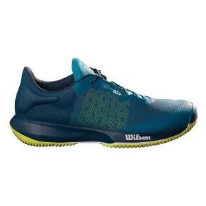 Wilson Kaos Swift Tennis Shoe (Mens) - Lyons Blue/Majolica Blue/Safety Yellow