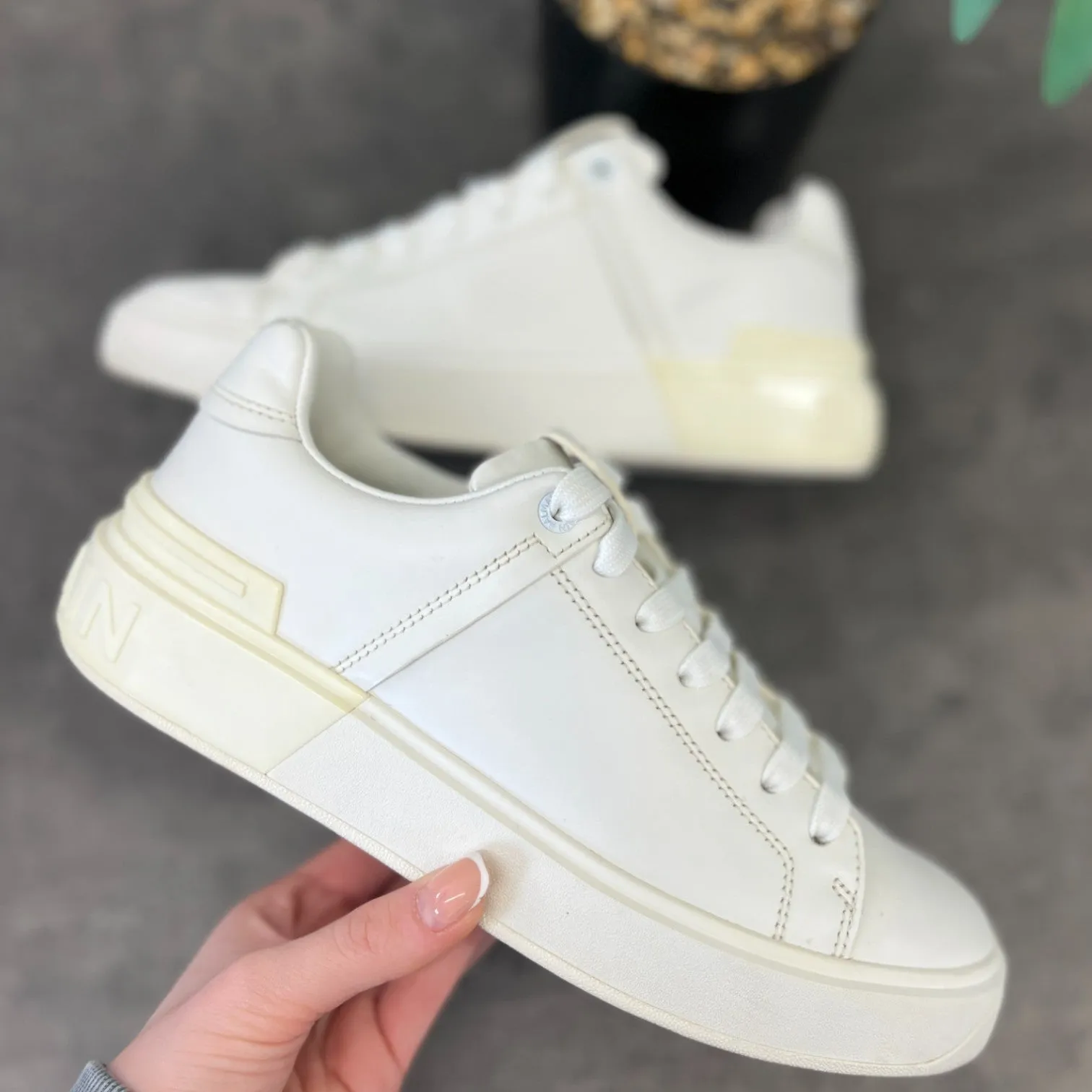 Women's B-Court Low Trainers White Size EU 38 / UK 5