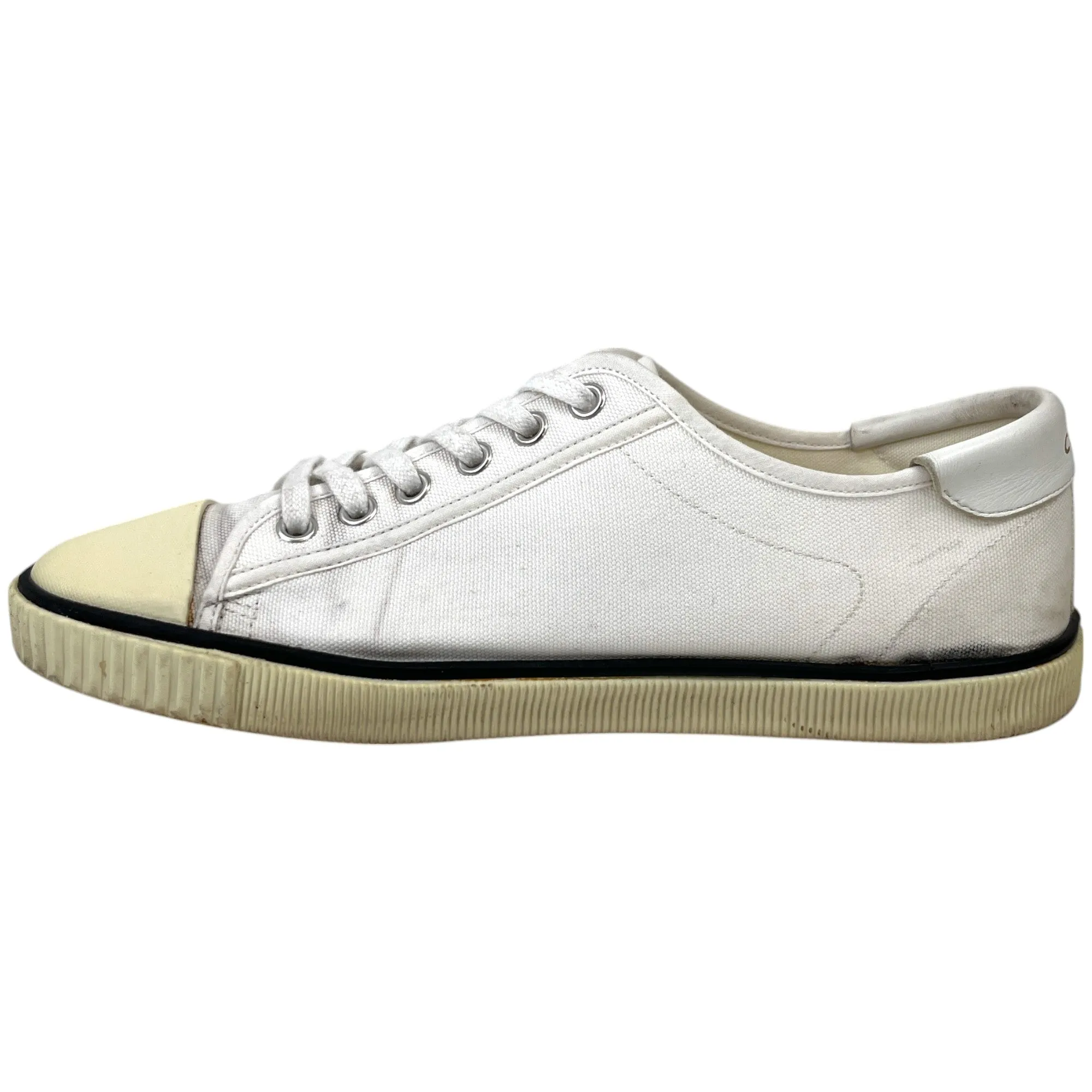 Women's Blank Canvas Low Trainers White Size EU 40 / UK 7