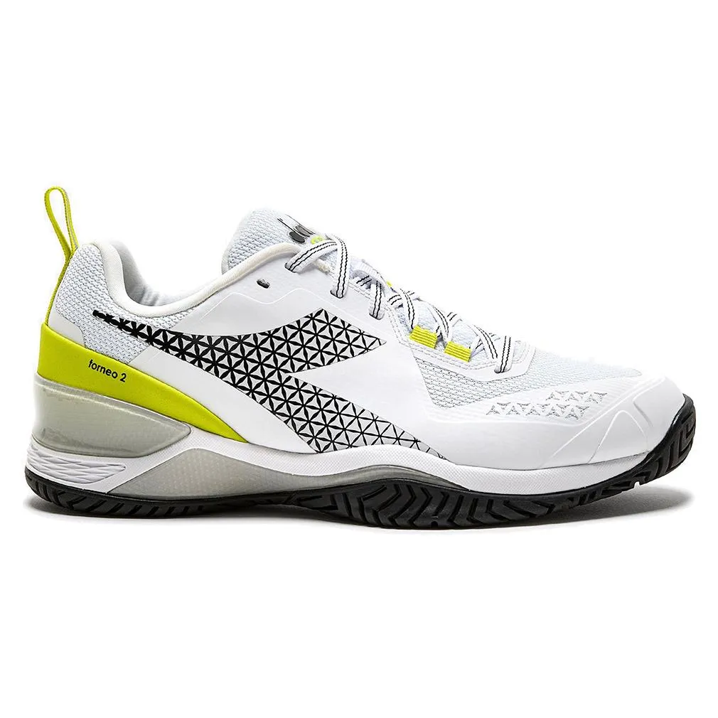 Women's Blushield Torneo 2 AG Tennis Shoes White and Evening Primrose