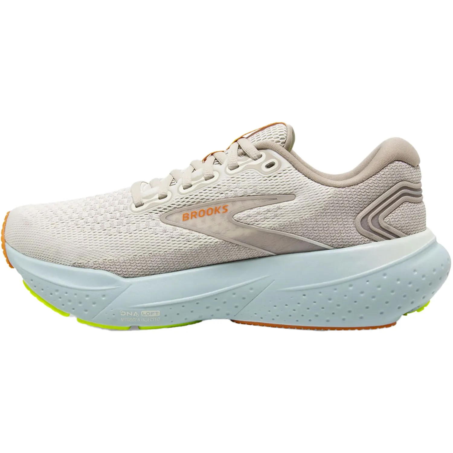 Women's Brooks Glycerin 21 Coconut/Aqua/Autumn Sunset Mesh