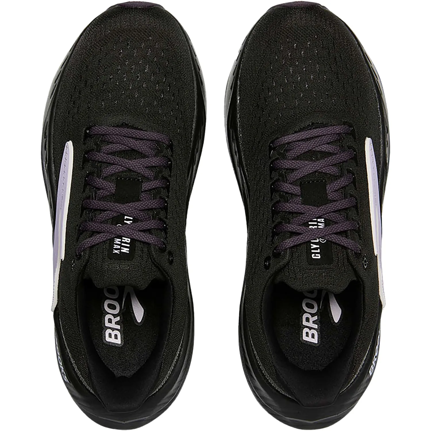 Women's Brooks Glycerin Max Black/Orchid Ice/Grey Mesh