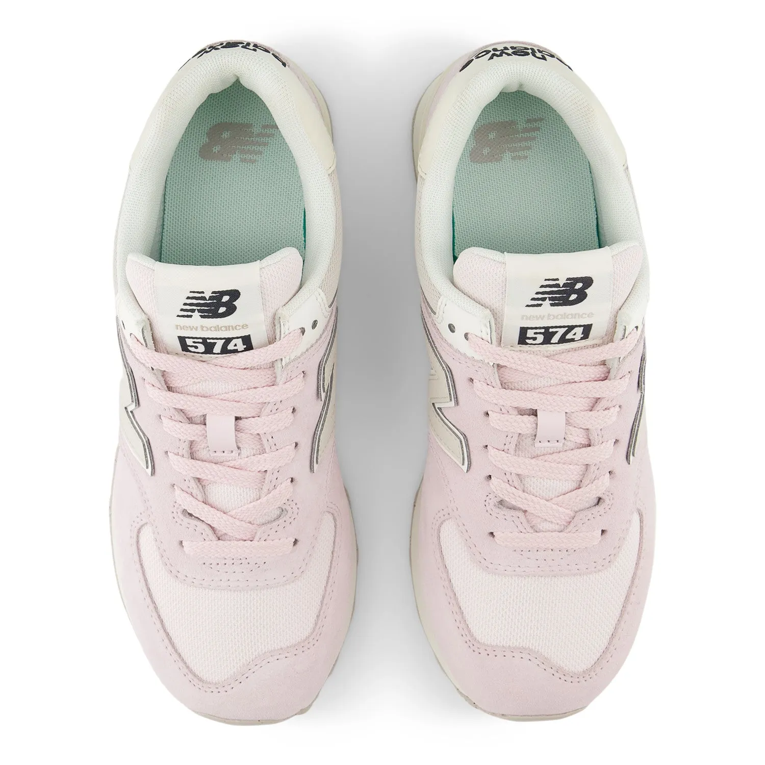 Women's New Balance 574 Color: Pink Granite/ Moonbeam