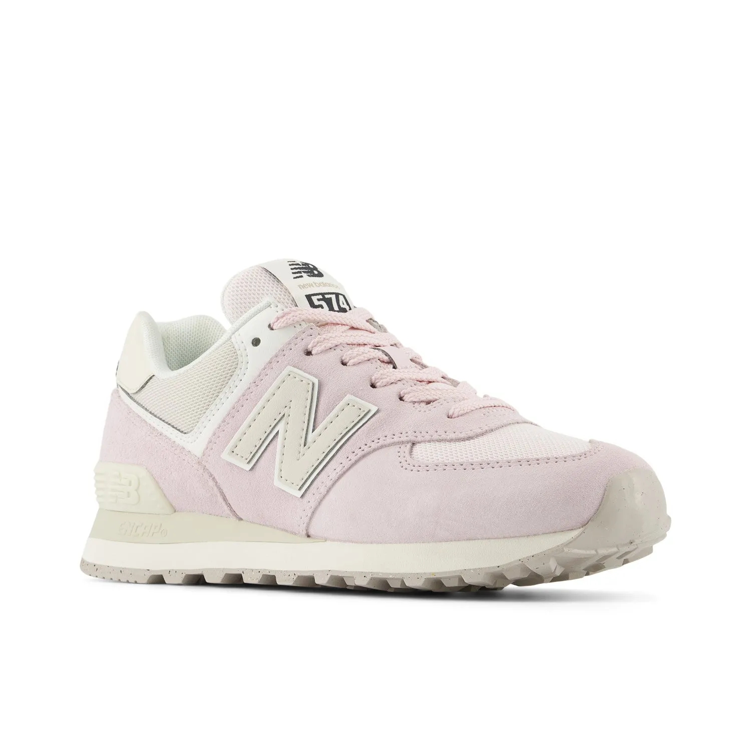 Women's New Balance 574 Color: Pink Granite/ Moonbeam