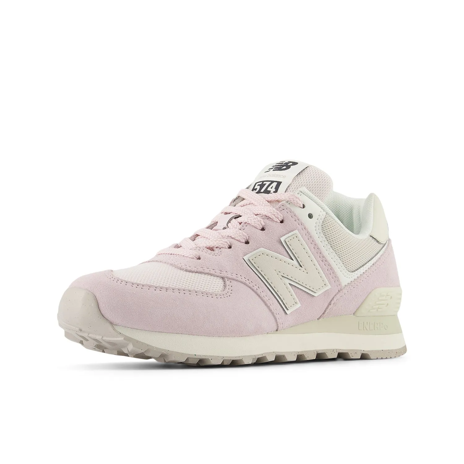 Women's New Balance 574 Color: Pink Granite/ Moonbeam