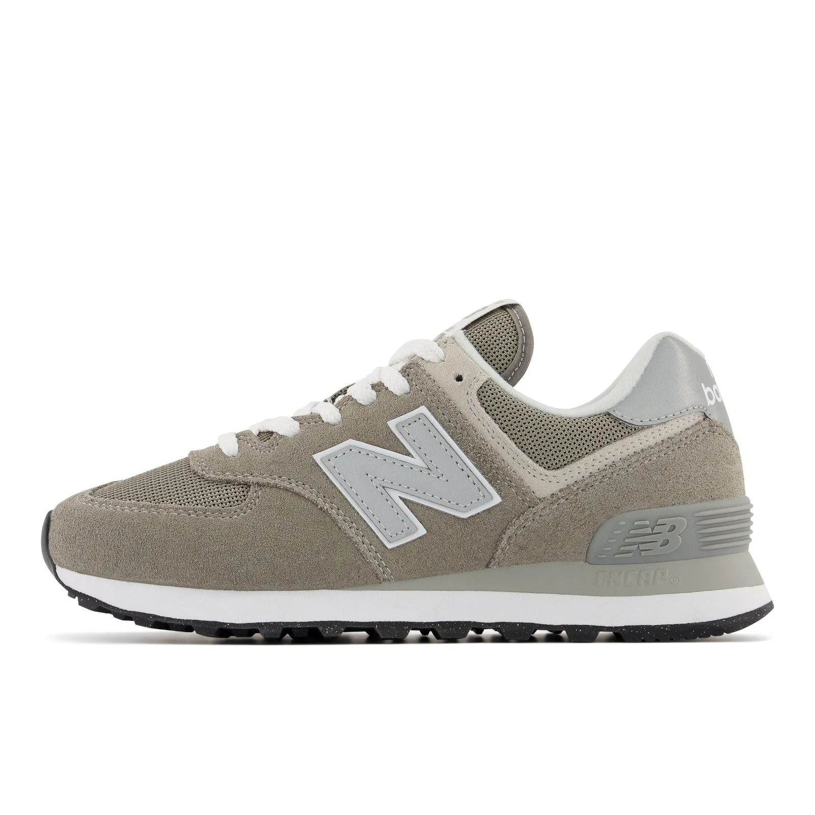 Women's New Balance 574 Core Color: Grey with White