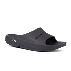 Women's Oofos OOahh Slide Color: Black