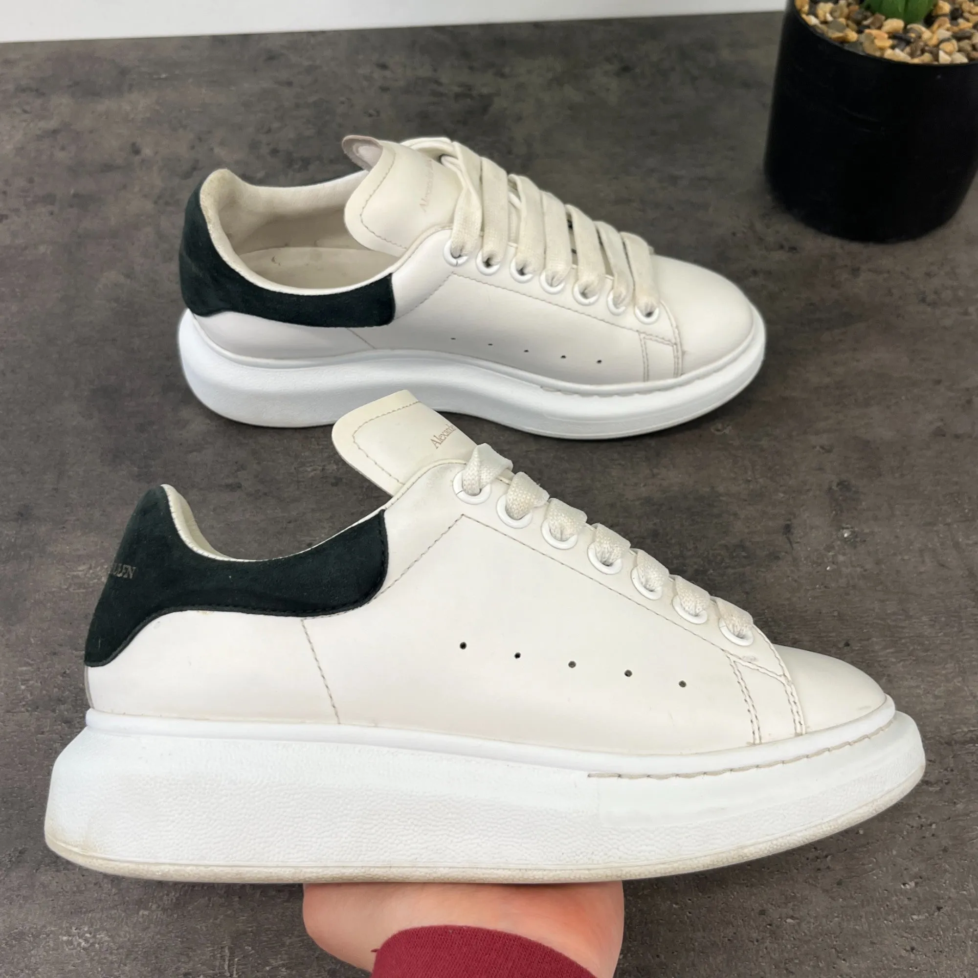 Women's Oversized Low Trainers White Size EU 37.5 / UK 4.5