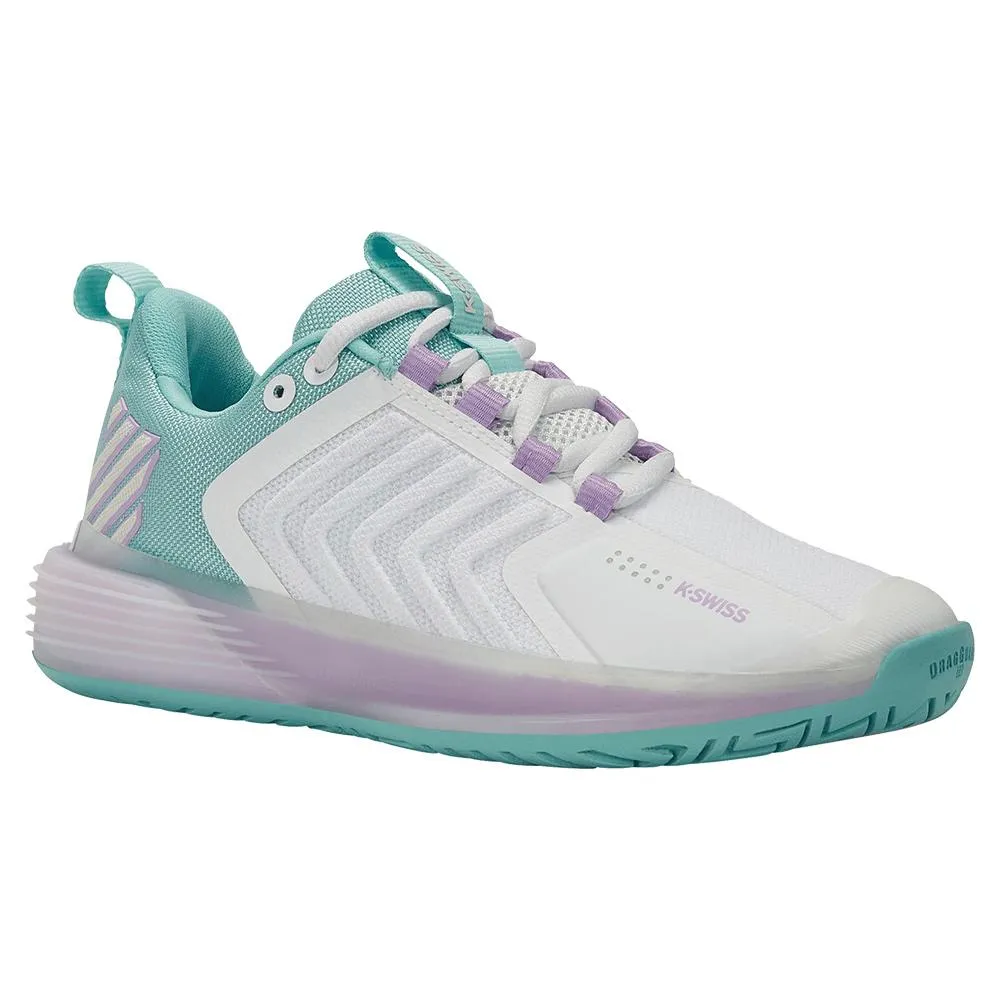 Women's Ultrashot 3 Tennis Shoes Brilliant White and Angel Blue