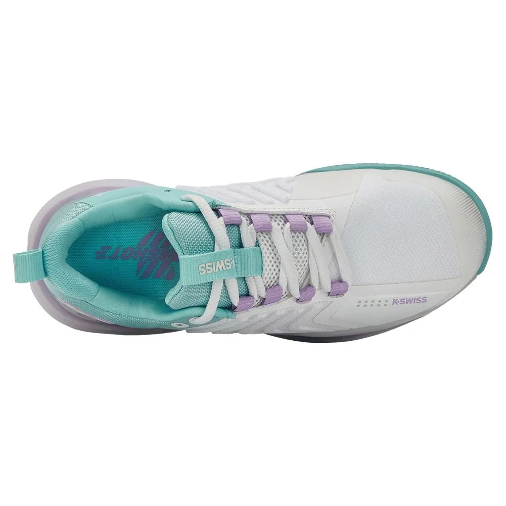 Women's Ultrashot 3 Tennis Shoes Brilliant White and Angel Blue